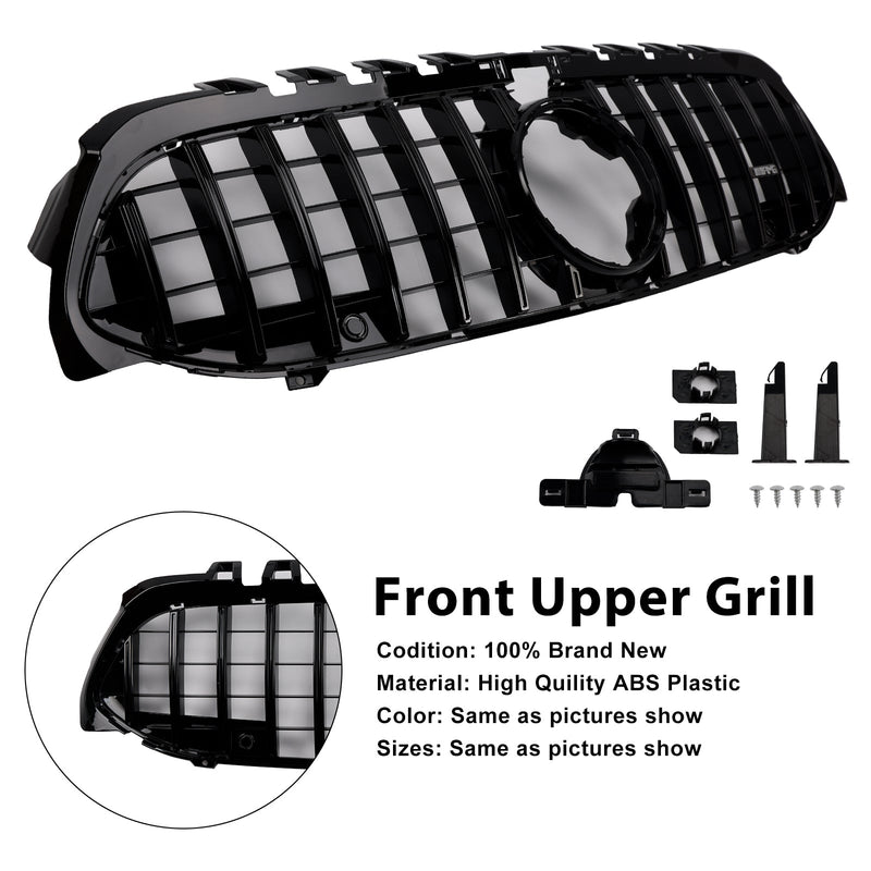 2019-2023 Mercedes-Benz A-sarja W177 GT-tyylinen etupuskurin maski musta