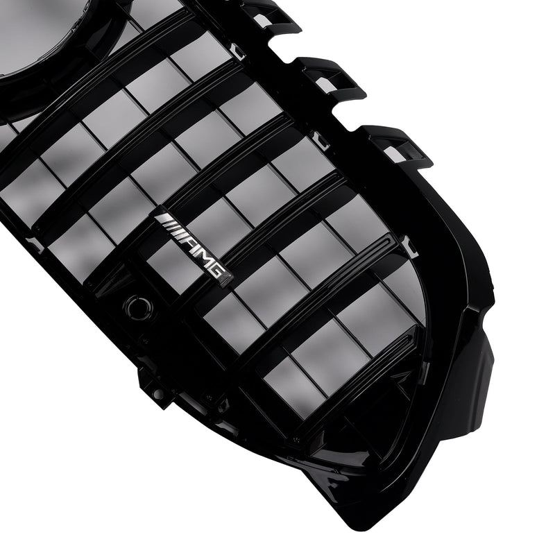 2019-2023 Mercedes-Benz A-sarja W177 GT-tyylinen etupuskurin maski musta