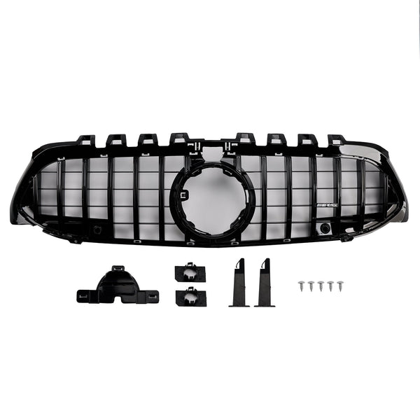 2019-2023 Mercedes-Benz A-sarja W177 GT-tyylinen etupuskurin maski musta