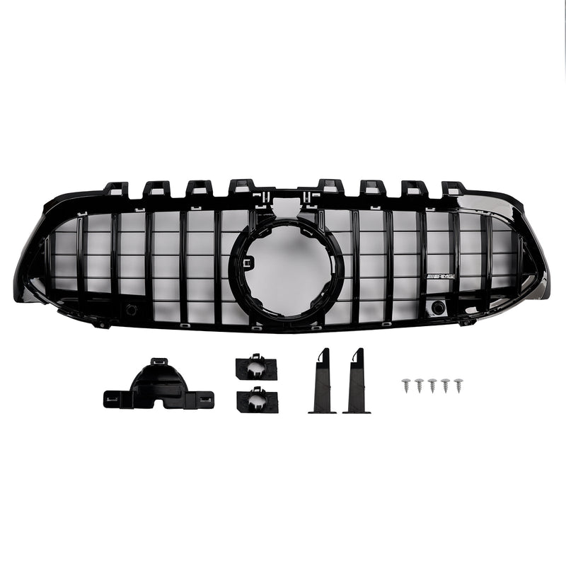 2019-2023 Mercedes-Benz A-sarja W177 GT-tyylinen etupuskurin maski musta