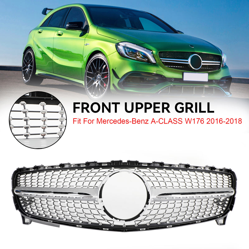 MERCEDES BENZ A-SARJA W176 2016-2018 Diamond etupuskurin säleikkö