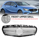 Mercedes Benz A-Klasse W176 2013-2015 frontfangergrill svart/krom