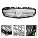 Mercedes Benz A-Klasse W176 2013-2015 frontfangergrill svart/krom