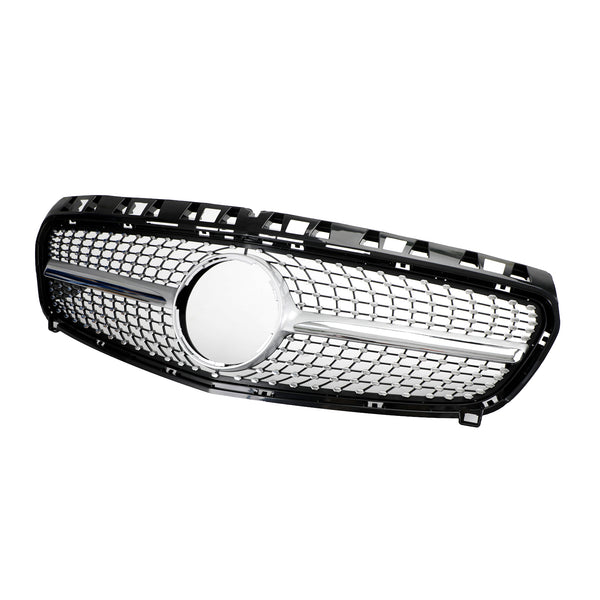 Mercedes Benz A-Klasse W176 2013-2015 frontfangergrill svart/krom