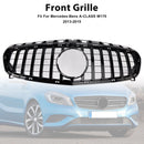 2013–2015 Mercedes Benz A-Klasse W176 glänzend schwarz Frontstoßstange Grill