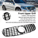 Přední mřížka pro Mercedes GLC X253 C253 (rok 2015-2019) - lesklé černé provedení