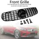 2015–2019 Mercedes Benz GLC X253 C253 Frontstoßstangengrill, Schwarz glänzend