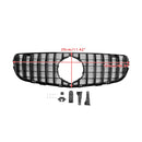 2015–2019 Mercedes Benz GLC X253 C253 Frontstoßstangengrill, Schwarz glänzend