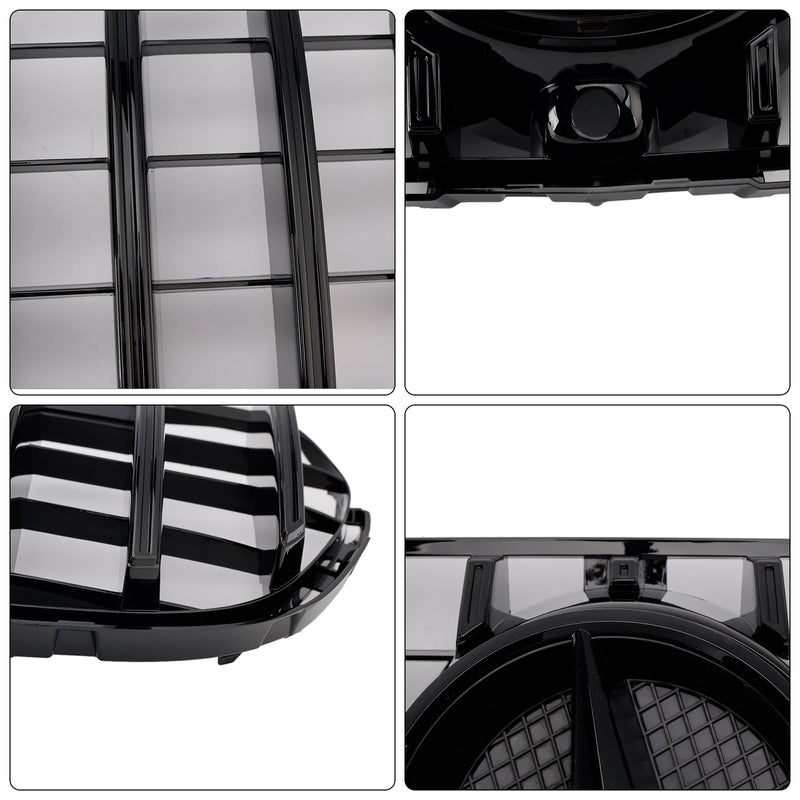 2015–2019 Mercedes Benz GLC X253 C253 Frontstoßstangengrill, Schwarz glänzend
