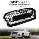 RSQ5 Stil Front Wabenmuster Grill Passend für Audi Q5 SQ5 2018-2020
