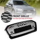 RSQ5 Stil Front Wabenmuster Grill Passend für Audi Q5 SQ5 2018-2020