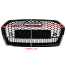 RSQ5 Stil Front Wabenmuster Grill Passend für Audi Q5 SQ5 2018-2020