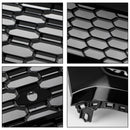 RSQ5 Stil Front Wabenmuster Grill Passend für Audi Q5 SQ5 2018-2020