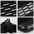 RSQ5 Stil Front Wabenmuster Grill Passend für Audi Q5 SQ5 2018-2020