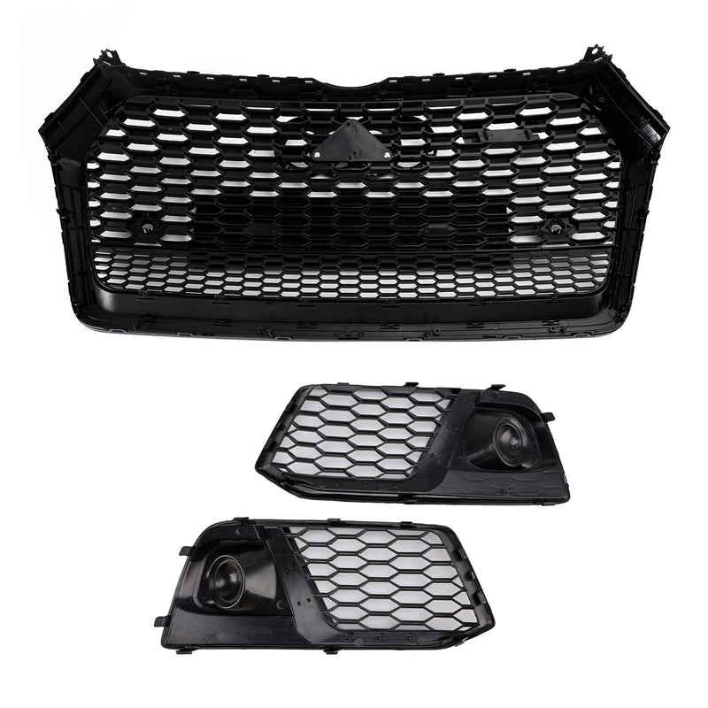 2018 2019 Audi Q5 SQ5 Frontgrill mit Wabengitter und Nebelscheinwerfergitter