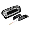 2018 2019 Audi Q5 SQ5 Frontgrill mit Wabengitter und Nebelscheinwerfergitter
