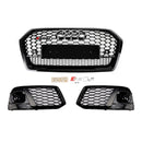 2018 2019 Audi Q5 SQ5 Frontgrill mit Wabengitter und Nebelscheinwerfergitter