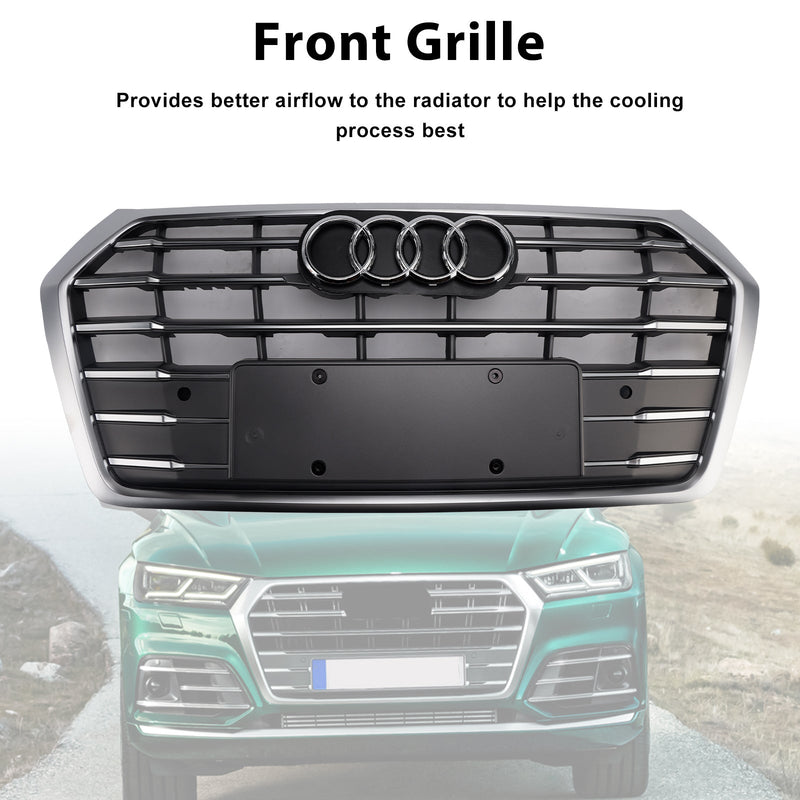 2018–2020 Audi Q5 SQ5 SQ5 Style Frontgrill mit Wabengitter