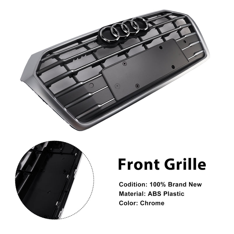 2018–2020 Audi Q5 SQ5 SQ5 Style Frontgrill mit Wabengitter
