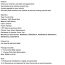 2018–2020 Audi Q5 SQ5 SQ5 Style Frontgrill mit Wabengitter