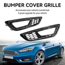2PCS Frontstoßstange Nebelscheinwerfer Lampenabdeckung Lünette Gitter passend für Ford Focus 2015-2018