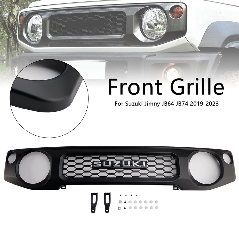 2019–2023 Suzuki Jimny JB64 JB74 Black Honeycomb Front Grill for The Bumper for the Bumper