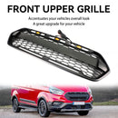 Mattschwarzer Frontgrill mit 3 LED für Ford Transit Custom Trail 2018-2023