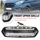 Matt sort frontgrill med 3 LED for Ford Transit Custom Trail 2018-2023