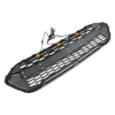 Mattschwarzer Frontgrill mit 3 LED für Ford Transit Custom Trail 2018-2023