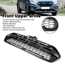 Matt sort frontgrill med 3 LED for Ford Transit Custom Trail 2018-2023