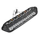 Matt sort frontgrill med 3 LED for Ford Transit Custom Trail 2018-2023