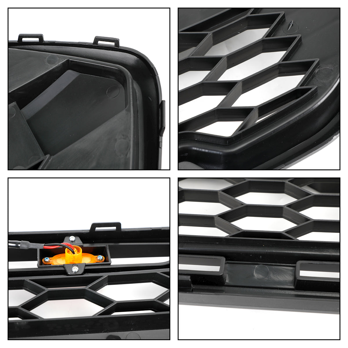 Zunsport Compatible Con Ford Focus ST MK4.5 - Conjunto De Parrillas Delanteras - Acabado Negro (2022