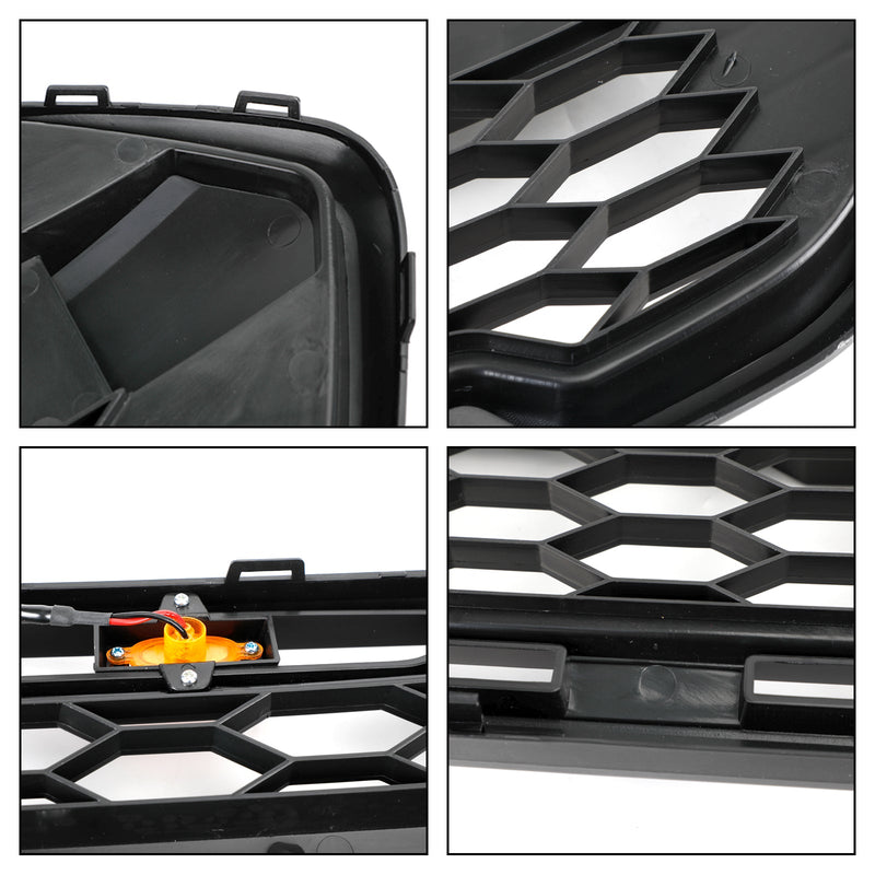 Mattes Schwarz Frontstoßstange Kühlergrill Für Ford Transit Custom 2018-2023 Raptor Style