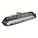 Mattschwarzer Frontgrill mit 3 LED für Ford Transit Custom Trail 2018-2023