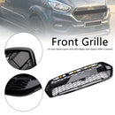 2018–2023 mit 3 LEDs, glänzend schwarz, Ford Transit Custom Trail mit 3 LEDs, Frontstoßstangengrill