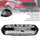2018–2023 mit 3 LEDs, glänzend schwarz, Ford Transit Custom Trail mit 3 LEDs, Frontstoßstangengrill