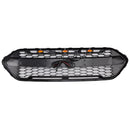2018–2023 mit 3 LEDs, glänzend schwarz, Ford Transit Custom Trail mit 3 LEDs, Frontstoßstangengrill