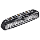 2018–2023 se 3 LED, lesklými černá, Ford Transit Custom Trail se 3 LED, předním podlahovým mřížkou