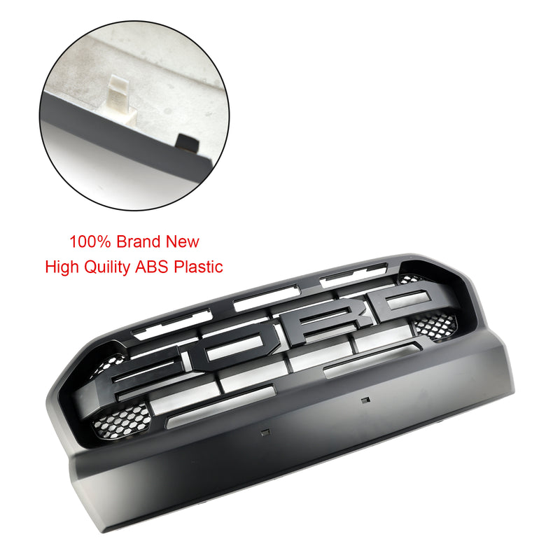 Grade preta mate do pára-choque dianteiro estilo Ranger Raptor para Ford Ranger 2015-2019 T7