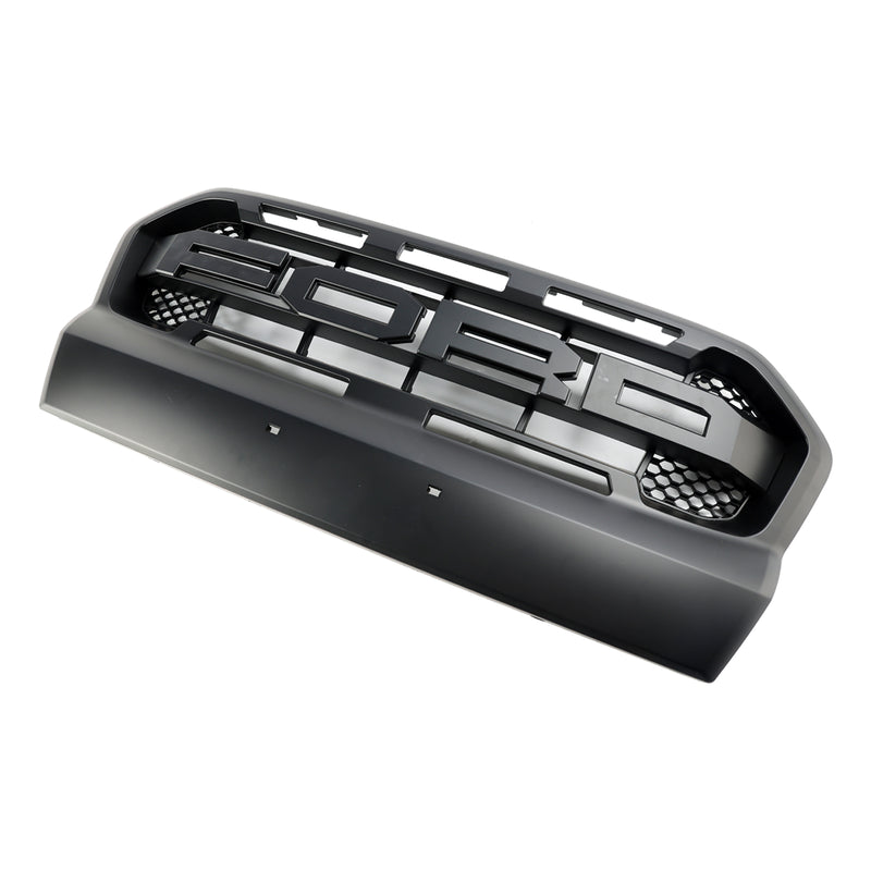 Grade preta mate do pára-choque dianteiro estilo Ranger Raptor para Ford Ranger 2015-2019 T7