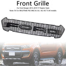 Matt -Black Front -Floor Bar Grill pro Ford Ranger 2015–2019 T7 s LED