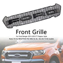 Matt -Black Front -Floor Bar Grill pro Ford Ranger 2015–2019 T7 s LED