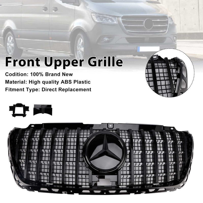2018–2023 Mercedes Sprinter W907 W910 GTR-Stil Frontstoßstangengrill