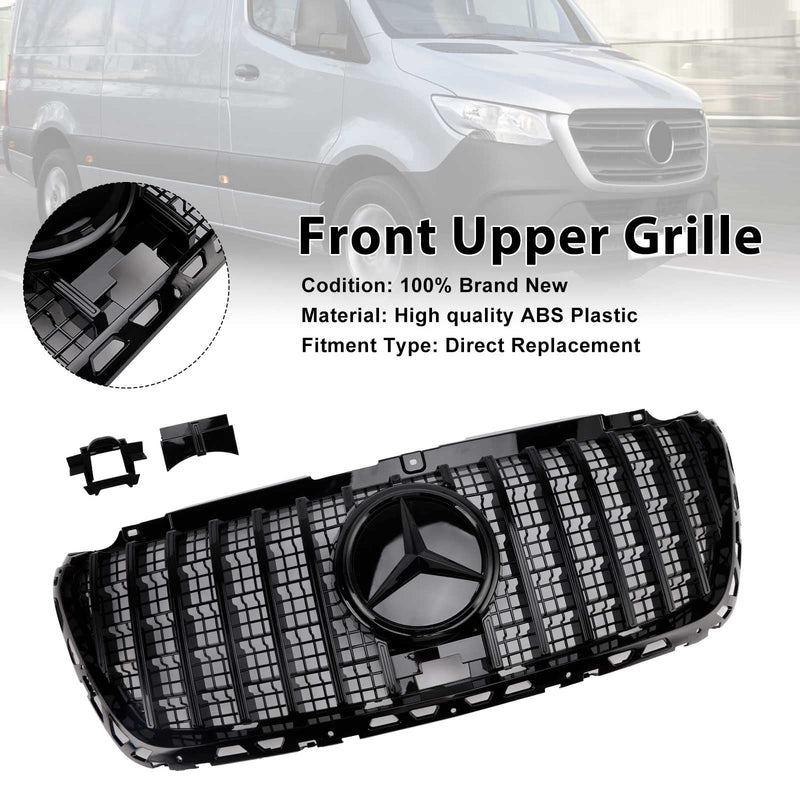 2018–2023 Mercedes Sprinter W907 W910 GTR-Stil Frontstoßstangengrill