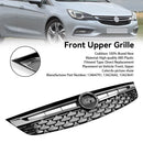 Parrilla de parachoques delantero cromada negra para Opel Astra K 2015-2019 Facelift