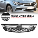 Parrilla de parachoques delantero cromada negra para Opel Astra K 2015-2019 Facelift