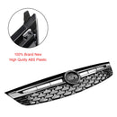 Parrilla de parachoques delantero cromada negra para Opel Astra K 2015-2019 Facelift