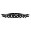 Parrilla de parachoques delantero cromada negra para Opel Astra K 2015-2019 Facelift