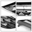 Parrilla de parachoques delantero cromada negra para Opel Astra K 2015-2019 Facelift