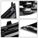 Parrilla de parachoques delantero cromada negra para Opel Astra K 2015-2019 Facelift